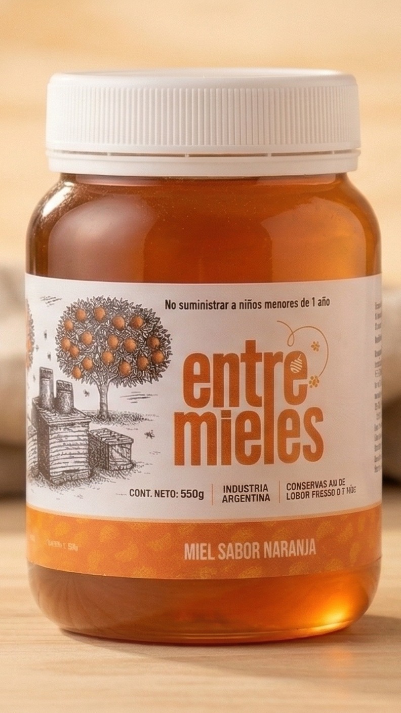 Miel con sabor a Naranja